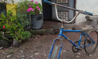La vieja bicicleta modelo BMX está guardada en la casa de los padres de Richard Carapaz, en El Playón de San Francisco, en la provincia de Carchi. Foto: El Telégrafo