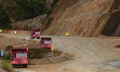 El primer gran cargamento de cobre saldrá de la mina Mirador. Foto: Expreso
