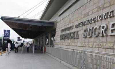El Aeropuerto Mariscal Sucre de Quito está listo para volver a operar a partir del 1 de junio del 2020. El Municipio de Quito y la corporación Quiport elaboraron un protocolo, informó el alcalde Jorge Yunda. Foto: Galo Paguay/ EL COMERCIO.