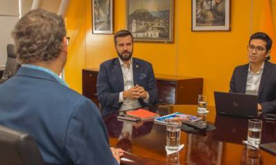 Pablo Arosemena se reunió con el representante del Banco Mundial / Foto: cortesía ministerio de Finanzas