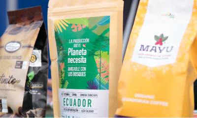 El 29 de julio, en el puerto de Guayaquil se realizó la primera exportación de café amazónico sostenible con la mención “libre de deforestación”  / Foto: cortesía Ministerio de Ambiente