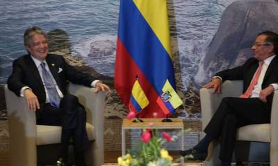 El presidente de Ecuador, Guillermo Lasso, destacó la importancia de fortalecer las relaciones entre su país y Colombia / Foto: cortesía Secretaría General de Comunicación de la Presidencia