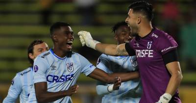 El golero venezolano, Rafael Romo, fue la figura en los lanzamientos penales / Foto: EFE