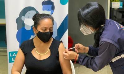 Ecuador ocupa el quinto puesto de vacunación Covid-19 entre 38 países de América y el Caribe / Foto: cortesía ministerio de Salud