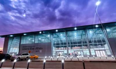 La terminal aérea fue reconstruida con una inversión de 27,7 millones de dólares, conseguidos gracias a un proyecto de cooperación con China / Foto: cortesía Alcaldía de Manta