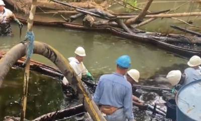 La estatal informó sobre un derrame de crudo que se produjo el 25 de septiembre por un “presunto sabotaje” contra la línea del pozo Lago-32 / Foto: cortesía Hernán Higuera