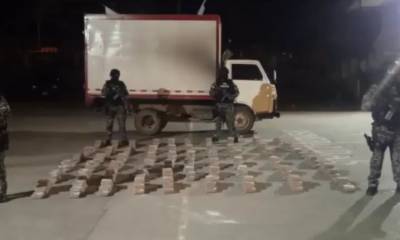 Esta incautación es una de las mayores del año en Ecuador, que ya acumula 144 toneladas de drogas decomisadas desde inicio de 2022 / Foto: cortesía Policía Nacional