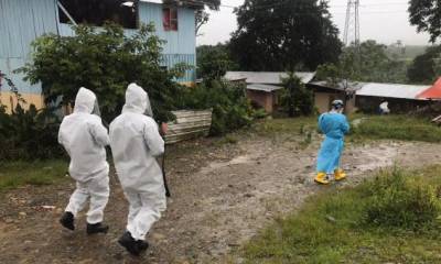 Imagen referencial. Las Fuerzas Armadas junto a especialistas del Ministerio de Salud han realizado pruebas rápidas de covid-19 en distintas localidades de la Amazonía del Ecuador. Foto: Twitter FF.AA. Ecuador