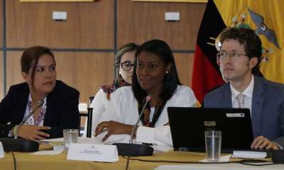 El lunes 8 de julio del 2019, la fiscal General del Estado, Diana Salazar, acudió a la Asamblea, para hablar del caso Sobornos. Foto: El Comercio