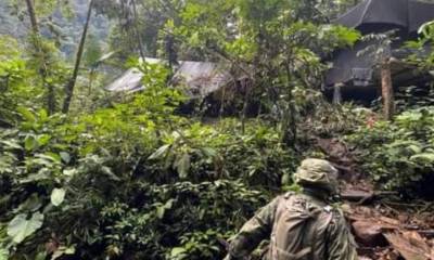 Destruyen un laboratorio de procesamiento de cocaína en Amazonía de Ecuador / Foto: EFE