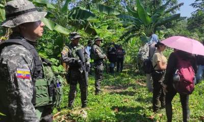 Tras el operativo, los menores fueron entregados a sus familiares / Foto: cortesía Ministerio del Interior