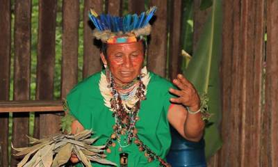 Cushma, Shakap e Itip son parte de la vestimenta de los indígenas de la Amazonía ecuatoriana / Foto: El Oriente