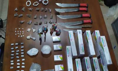Armas y drogas fueron decomisadas en la cárcel de Sucumbíos  / Foto: EFE