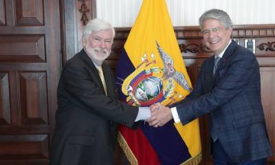Guillermo Lasso recibió la llamada de Christopher Dodd, asesor del presidente Joe Biden/ Foto: Cortesía Presidencia