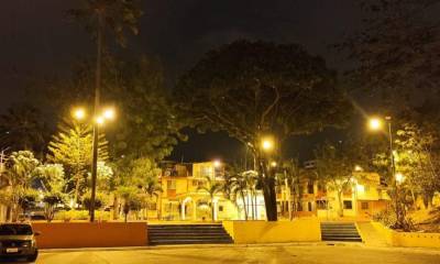 Fotografía del parque El Mirador, en la Urbanización Banco Ecuatoriano de la Vivienda en Mapasingue Este. Municipalidad de Guayaquil, 2021.