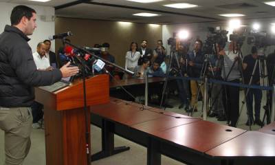  Roberto Luque, ministro encargado de Energía y Minas, brinda constantes ruedas de prensa / Foto: cortesía Ministerio de Energía