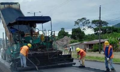 Los trabajos en la carretera E-45 avanzan / Foto: cortesía Ministerio de Obras Públicas