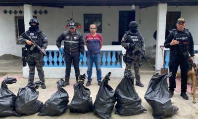Banda de narcotraficantes fue desarticulada en Imbabura, Los Ríos y Guayas / Foto: cortesía Patricio Carrillo