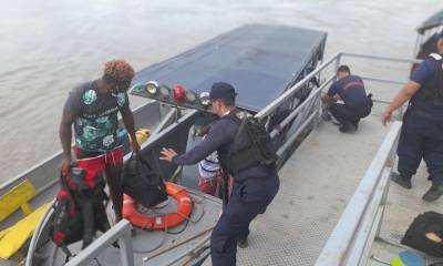 La Cancillería registra migración irregular por Nuevo Rocafuerte / Foto: cortesía Armada de Ecuador
