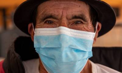 El anciano hielero del Chimborazo recibió vacuna contra covid-19 / Foto: EFE