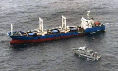 La Armada de Ecuador informó que se monitorea la presencia de los buques chinos en esa zona. Foto: La Hora