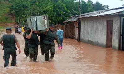 El INAHMI anunció la continuación de las lluvias en la región amazónica / Foto: cortesía Ejército 