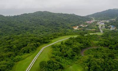 En febrero estuvo en riesgo la infraestructura en la zona del río Marker / Foto: cortesía Petroecuador