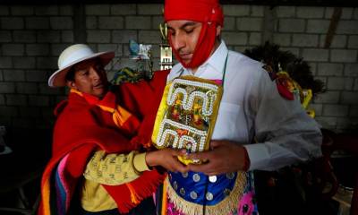 El Danzante de San Andrés, una tradición en cuarentena hasta 2022/ Foto: EFE