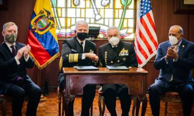 EE.UU. y Ecuador firmaron un memorando de entendimiento para combatir el tráfico de drogas / Foto: cortesía de la Embajada de los Estados Unidos