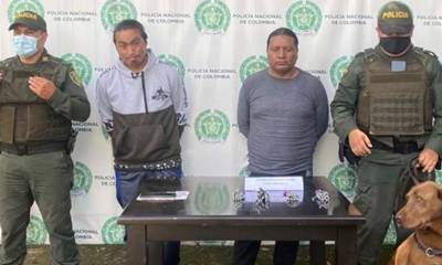 Hermanos ecuatorianos fueron capturados en Colombia por vender armas a disidencias de FARC / Foto: cortesía Asuntos Legales Colombia