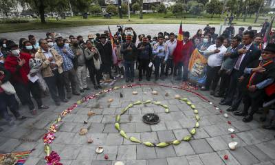 El movimiento indígena propone nueva reforma agraria en la Asamblea / Foto: EFE