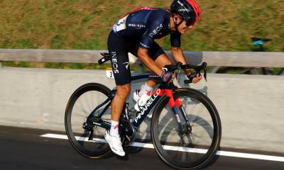 Richard Carapaz terminó segundo en la etapa 16 del Tour de Francia.  Foto: Cortesía Ineos.