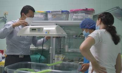 Con una inversión de $ 118.821,82, el ministerio de Salud Pública, entregó equipos biomédicos a los Hospitales Básicos: Quito Méndez y General Plaza  / Foto: cortesía ministerio de Salud