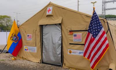 Gobierno de Estados Unidos donó dos hospitales móviles para luchar contra el Covid-19 / Cortesía de la Embajada de Estados Unidos
