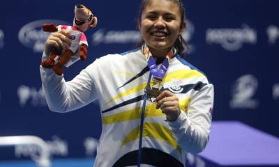 Bella Paredes se consagró campeona mundial en Grecia / Foto: cortesía Comité Olímpico Ecuatoriana