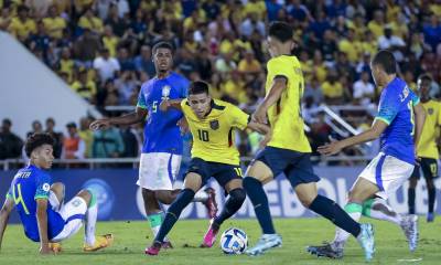 Ecuador recortó diferencias a través de Jairo Reyes en el minuto 87 y al 91 Geremi De Jesús convirtió el gol del empate / Foto: EFE