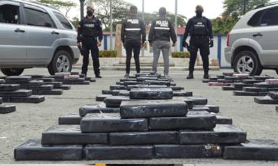 De acuerdo al último Informe Mundial sobre las Drogas, Ecuador fue el tercer país del mundo que más estupefacientes incautó en 2021 / Foto: cortesía Policía Nacional 
