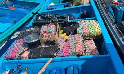 La operación policial denominada "Pulpo II", permitió la incautación de las dos toneladas de cocaína en el puerto de la ciudad de Manta / Foto: cortesía Policía Nacional