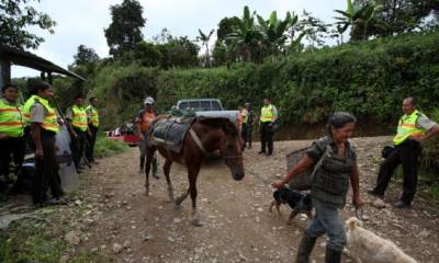 En mayo pasado, el proyecto Llurimagua tuvo resguardo policial debido a que comuneros impidieron la entrada de la Enami