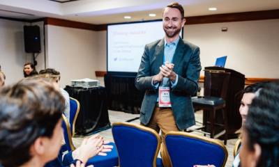 Esta charla es parte de U.S. Speaker Program, un programa que trae al país expertos estadounidenses para que compartan sus conocimientos / Foto: cortesía Embajada EE.UU.