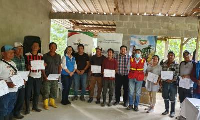 13 productores de la agricultura familiar campesina, dedicados al cultivo de maíz, se graduaron en la Comunidad de Aprendizaje / Foto: cortesía MAG