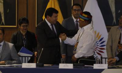 Jaime Vargas presentó en el Legislativo las propuestas económicas de los grupos indígenas. - Foto: API