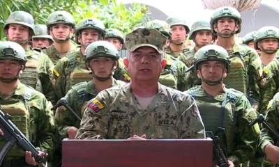 El jefe del Comando Conjunto de las FF.AA. mencionó la presencia de un grupo organizado armado con artefactos peligrosos / Foto: captura de pantalla