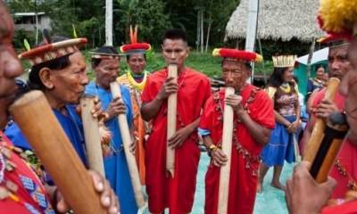 Los Siekopai son una nación transfronteriza que se reparte entre Ecuador y Perú. Foto: Revista Vistazo