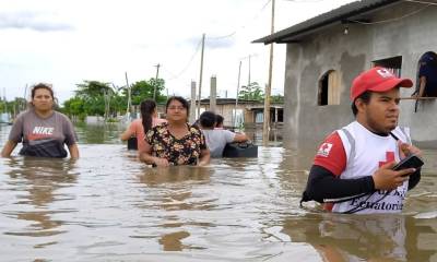 La intensidad de las precipitaciones podría originar inundaciones y deslizamientos de tierra / Foto: cortesía Cruz Roja Guayas