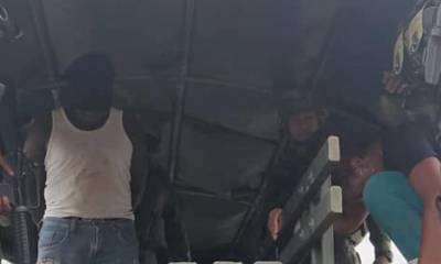 En el sector de San Lorenzo, encontró 7 presuntos miembros de Grupos Irregulares Armados de Colombia / Foto: cortesía Ejercito Ecuatoriano