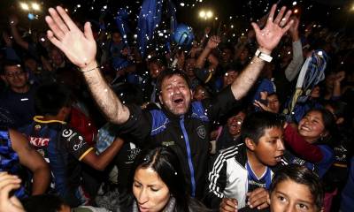 Los directivos del equipo ecuatoriano, que saben que sus hinchas serán minoría en las gradas, también esperan contar el apoyo del público argentino / Foto: EFE