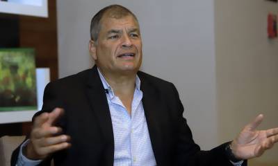Rafael Correa  inhabilitado y condenado a ocho años de cárcel por cohecho en 2020 / Foto: EFE