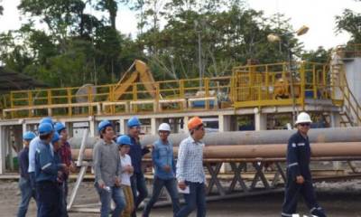 Schlumberger es una de las petroleras a las que les adeuda el país. Esta maneja el campo Auca en la Amazonía. Foto: El Universo
