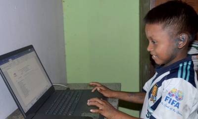 128 familias en Aguarico están recibiendo el servicio de internet gratuito/ Foto: cortesía Petroecuador